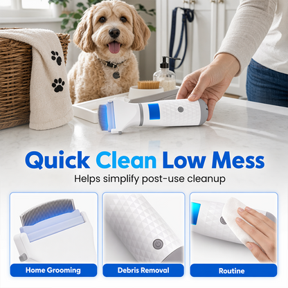 🥳2026 HOT SALE🥳💞50K+ SOLD!🐾⚡ 50% OFF! Electric Flea Comb for Pets – Vacuum suction + fine stainless teeth, chemical‑free flea removal. Gentle on coat, easy to clean – a must for pet parents! 🛡️✨