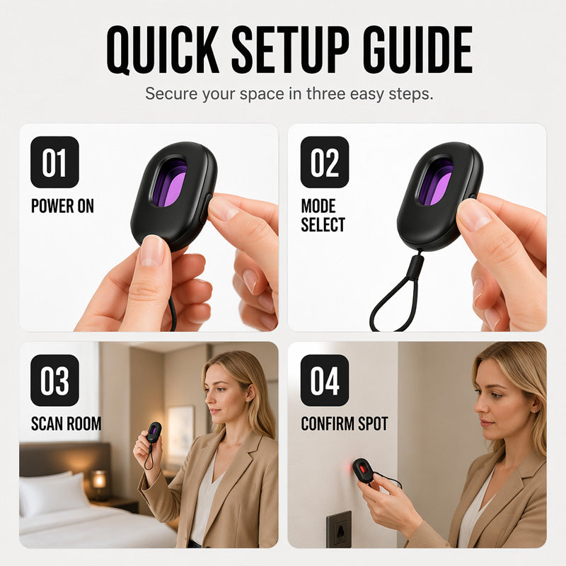 🔥Limited Time Promotion 50% OFF🔥Portable Hidden Camera Detector & Travel Security Alarm