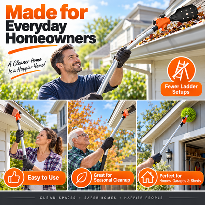 Multi-Functional Gutter Cleaner Tool