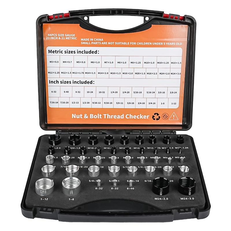 🔧Nut & Bolt Thread Checker Kit for Inspection of Fixed Bolts or Threaded Holes