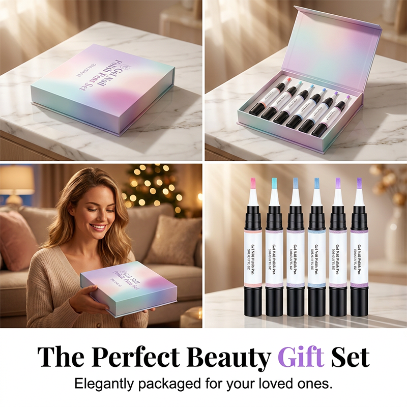 💅✨6-Piece Gel Nail Polish Pen Set