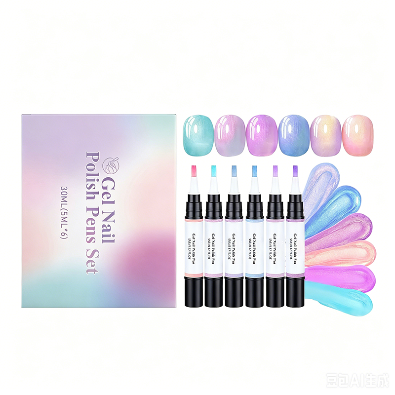 💅✨6-Piece Gel Nail Polish Pen Set