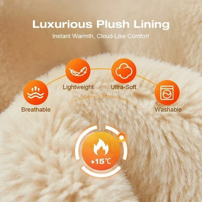 🎉🎁70% OFF!!!-Ready for Winter!!!❄️✨Women 3-in-1 Knitted Balaclava Hat, Fleece Lined Warm Hood Beanie with Scarf & Face Mask, Pom Pom Winter Hat for Outdoor Skiing🧣