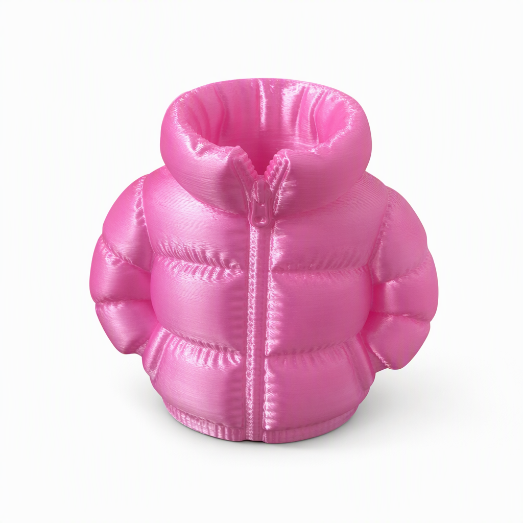 🧥 Puffer Coat Pen Holder ✏️ Cute 3D Printed Desk Organizer
