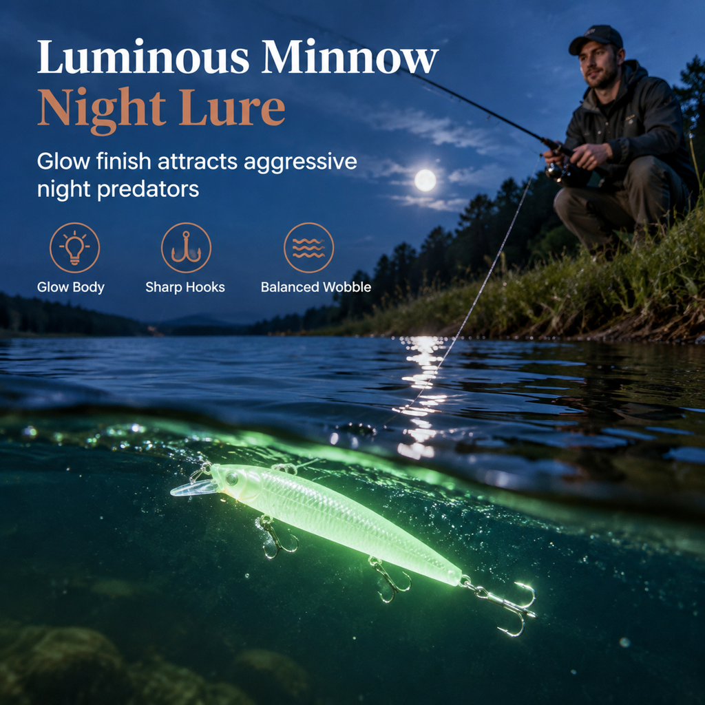 Luminous Minnow Hard Bait – product image 1