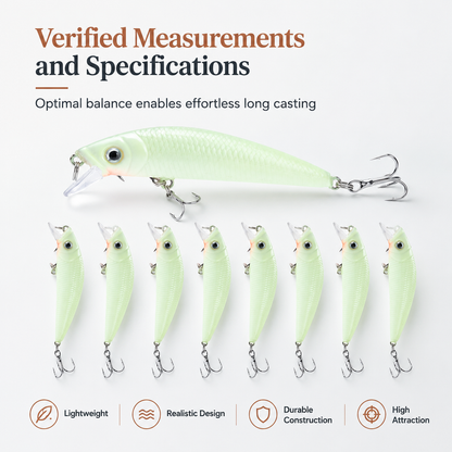 Luminous Minnow Hard Bait – product image 7