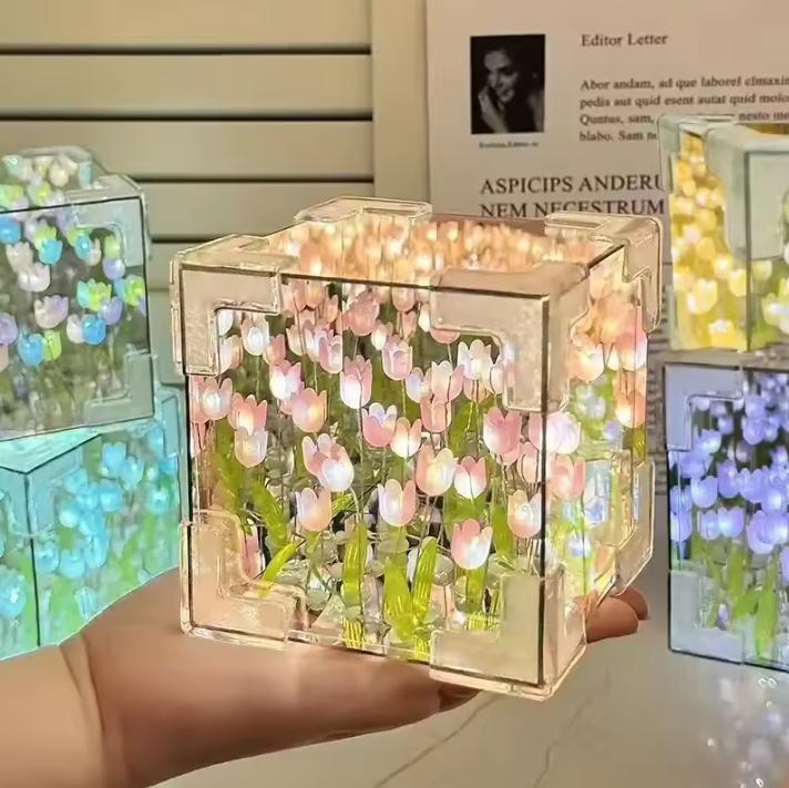 🌷Tulip Cube Night Light